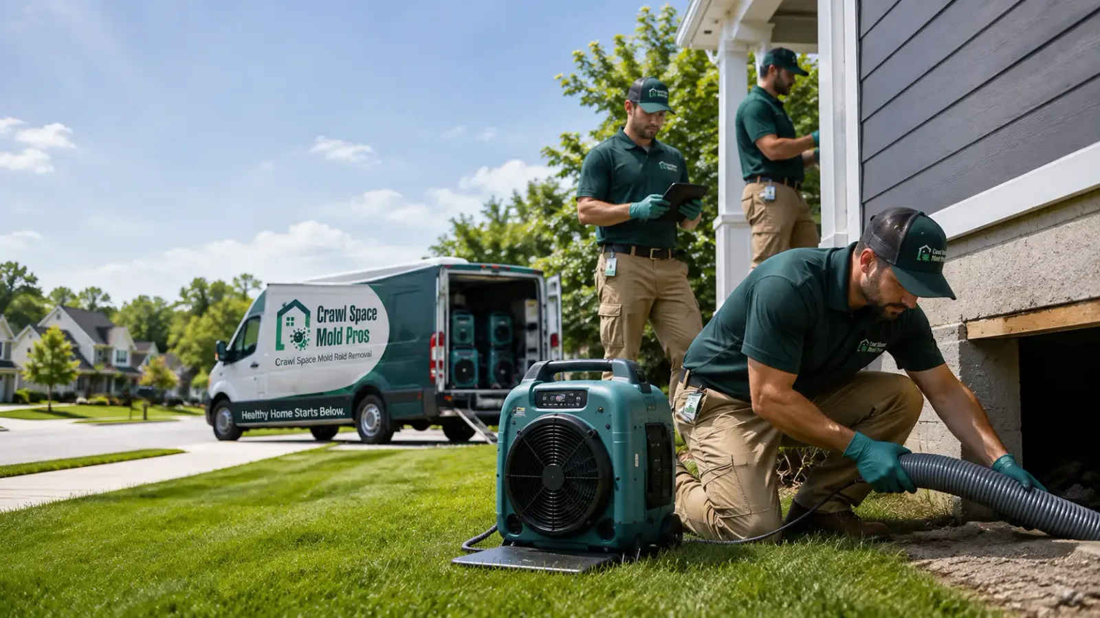 Crawl Space Mold Removal in Irvine, CA